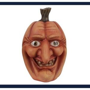 Haunted Living 12-in Tabletop Lighted Pumpkin Door Decoration Jack lantern prop